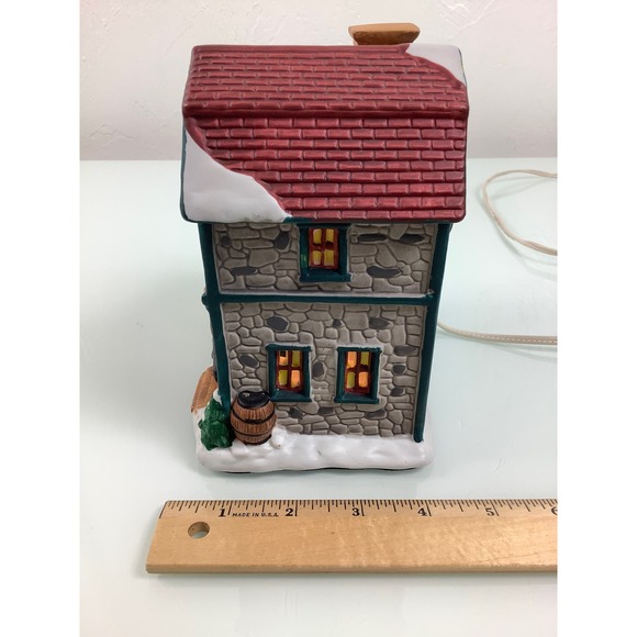 Vintage Trim A Home Blacksmith Finley Forge lighted Village EUC - Picture 10 of 12